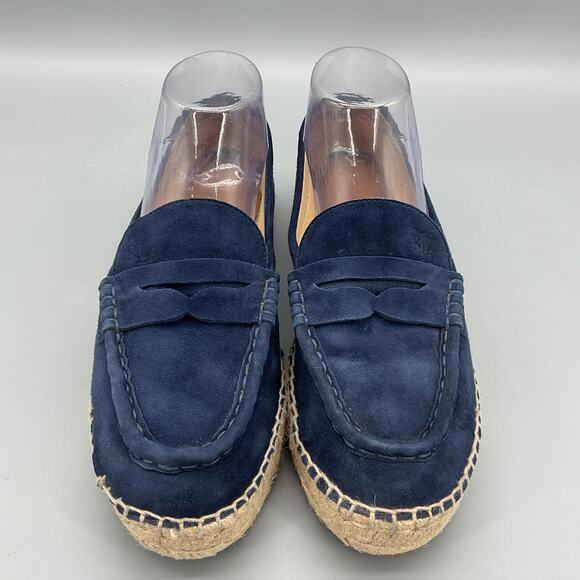 Lauren Ralph Lauren Women’s Luize Espadrille Flat Loafers Navy Size 8 - Picture 3 of 11